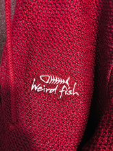 Load image into Gallery viewer, Weird Fish Men's Cotton Zip Jumper | S | Red