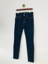 Load image into Gallery viewer, 7 For All Mankind Women's High Waisted Skinny Jeans | 26 UK8 | Blue