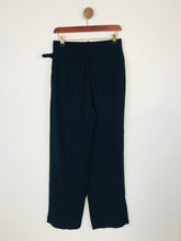 Load image into Gallery viewer, Modern Rarity Women's High Waisted Straight Leg Smart Trousers | UK10 | Blue