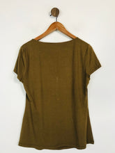 Load image into Gallery viewer, Fenn Wright Manson Women's Ruched T-Shirt | UK16 | Brown