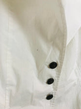 Load image into Gallery viewer, Tenax Women's Fitted Oversized Collar Blazer Jacket | UK10 | White