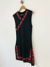 Load image into Gallery viewer, Karen Millen Women's Embroidered Wrap Dress | 2 UK10 | Black