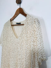 Load image into Gallery viewer, Zara Women's Pleated Maxi Dress | S UK8 | Beige