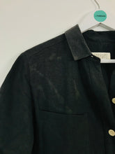 Load image into Gallery viewer, Toast Women’s Linen Shirt Dress | UK10 | Black