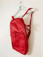 Load image into Gallery viewer, Mandarina Duck Womens Leather Backpack | Medium | Red
