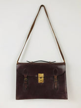 Load image into Gallery viewer, Ralph Lauren Vintage Satchel Messenger Bag | Medium | Brown