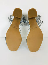 Load image into Gallery viewer, Lumberjack Women's Studded Sling Back Heels | UK7 EU40 | White