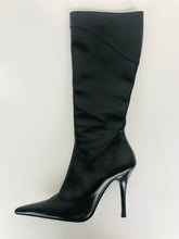 Load image into Gallery viewer, Zara Women's Leather Heeled Boots | EU36 UK3 | Black