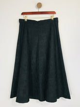 Load image into Gallery viewer, Phase Eight Women's Floral Lace Midi A-Line Skirt | UK14 | Black