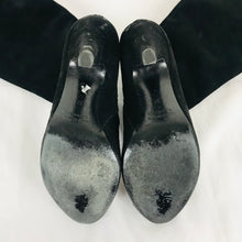 Load image into Gallery viewer, Vero Cuoio Womens Suede Heeled Boots | EU37 UK4 | Black