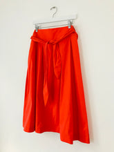 Load image into Gallery viewer, Isa Arfen Women’s Pleated A-Line Midi Skirt | UK12 | Orange