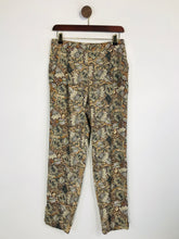 Load image into Gallery viewer, Zara Women's Floral High Waist Casual Trousers | M UK10-12 | Multicoloured