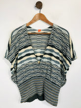 Load image into Gallery viewer, Boss Hugo Boss Women's Knit V-Neck Blouse | S UK8 | Multicoloured