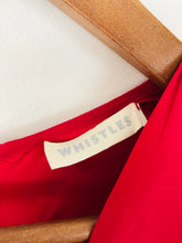 Load image into Gallery viewer, Whistles Women's Silk Ruched Mini Dress | UK8 | Pink