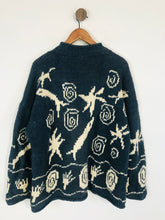 Load image into Gallery viewer, Pachamama Women's Cotton Jumper | UK14-16 | Blue