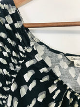 Load image into Gallery viewer, Calvin Klein Women's Ruched Tie Midi Dress | L UK14 | Black