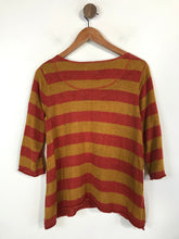 Load image into Gallery viewer, Gudrun Sjoden Women's Linen Striped Jumper | M UK10-12 | Multicoloured