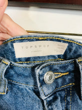 Load image into Gallery viewer, Topshop Women's Distressed Straight Jeans | W26 L30 | Blue