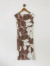 Load image into Gallery viewer, Phase Eight Women's Cowl Neck Sheath Dress | M UK10-12 | Brown