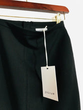 Load image into Gallery viewer, Jigsaw Women's Crepe Fluted Midi Skirt NWT | UK6 | Black