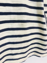Load image into Gallery viewer, Toast Women’s Oversized Stripe Hoodie | UK 16 | Navy and Cream