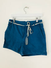 Load image into Gallery viewer, Marc by Marc Jacobs High Waisted Shorts | UK10 W30 L4 | Blue