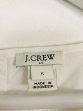 Load image into Gallery viewer, J Crew Women’s Gathered Sleeve Blouse | UK8 | White