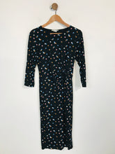 Load image into Gallery viewer, Boden Women's Polka Dot Ruched Midi Dress | UK10 | Blue