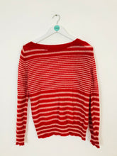 Load image into Gallery viewer, Maison Anje Women’s Stripe Knit Jumper | S/M | Red