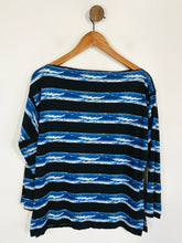 Load image into Gallery viewer, Kenzo Women's Striped T-Shirt | M UK10-12 | Black