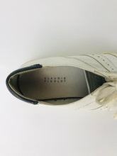 Load image into Gallery viewer, Claude Pierlot Women's Leather Platform Trainers | EU39 UK6 | White