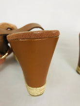 Load image into Gallery viewer, Dune Womens Peep Toe Wedge Heel | UK 7 | Brown