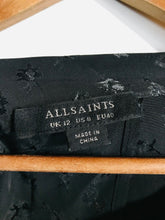 Load image into Gallery viewer, Allsaints Women's Floral Blouse | UK12 | Black