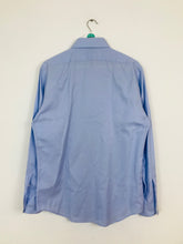 Load image into Gallery viewer, John Francomb T.M.Lewin Men’s Fitted Shirt | 16.5 42-91 36 | Blue