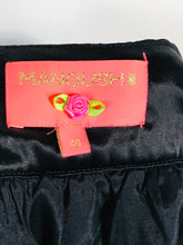 Load image into Gallery viewer, Manoush Women's Embroidered Mini Skirt | Eu40 UK12 | Black