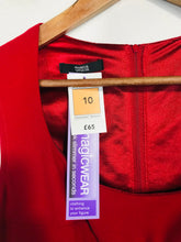 Load image into Gallery viewer, M&S Women's Smart Bodycon Dress NWT | UK10 | Red