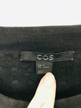 Load image into Gallery viewer, Cos Women’s Textured Knit Oversized Cardigan | M | Black