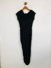 Load image into Gallery viewer, Butter by Nadia Women's Ruched Bodycon Midi Dress | One Size | Black