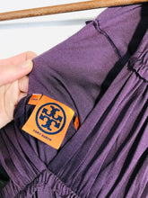 Load image into Gallery viewer, Tory Burch Women's Silk Ruffle Midi Dress | M UK10-12 | Purple