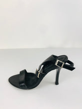 Load image into Gallery viewer, Jenni Button Women's Leather Heels | UK3 | Black