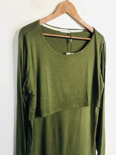 Load image into Gallery viewer, Small Show Women's Long Sleeve Maternity Blouse NWT | L UK14 | Green