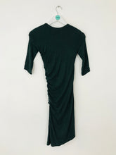 Load image into Gallery viewer, Helmut Lang Women’s Draped Bodycon Dress | P XS UK6-8 | Green
