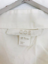 Load image into Gallery viewer, COS Women's Collarless Shirt | 44 UK16 L | White
