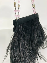 Load image into Gallery viewer, Fenn Wright Manson Women's Feather Clutch Bag | S UK8 | Black