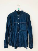 Load image into Gallery viewer, French Connection Women’s Long Sleeve Shirt | L UK14 | Dark Blue