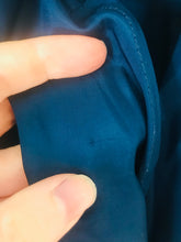 Load image into Gallery viewer, L.K. Bennett Women’s V-Neck Silk Draped Dress | UK8 | Navy Blue