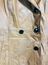 Load image into Gallery viewer, Tommy Hilfiger Women's Leather Jacket Overcoat | M UK10-12 | Brown
