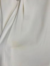 Load image into Gallery viewer, Reiss Women's High Neck Ruched Blouse | UK12 | White