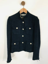 Load image into Gallery viewer, Zara Women's Knit Blazer Jacket | M UK10-12 | Blue