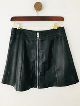 Load image into Gallery viewer, Allsaints Women's Leather Mini A-Line Skirt | UK10 | Black